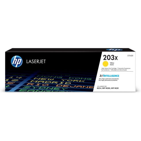 HP CF542X Toner Yellow 2.500 oldal kapacitás No.203X