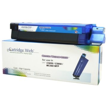   Utángyártott OKI C5850/C5950 Toner Cyan 6.000 oldal kapacitás CartridgeWeb