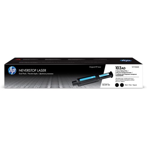 HP W1103AD Toner Black 2*2.500 oldal kapacitás No.103