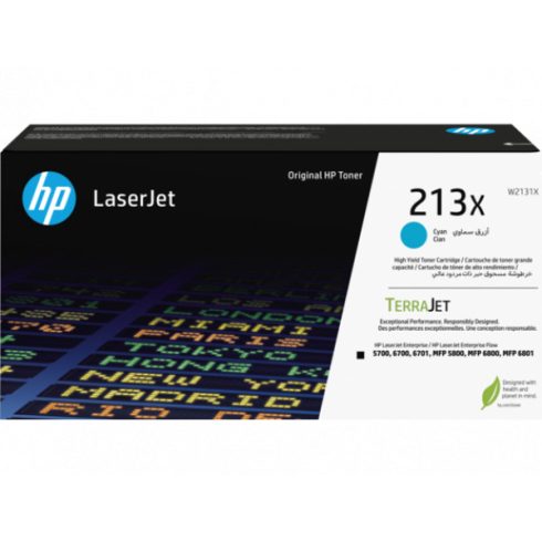 HP W2131X Toner Cyan 6.000 oldal kapacitás No.213X