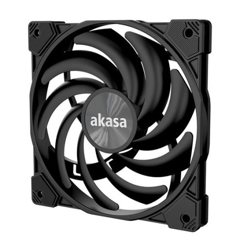 Akasa - Case Fan - 12cm - Alucia XS12 Black - AK-FN122-BK