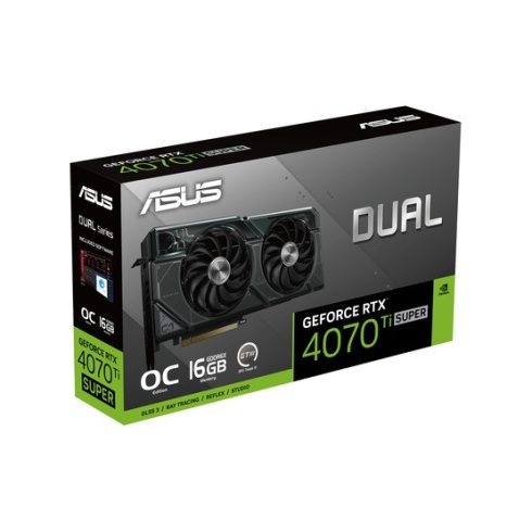 ASUS NVIDIA GeForce RTX 4070 Ti SUPER 16GB GDDR6X - DUAL-RTX4070TIS-O16G