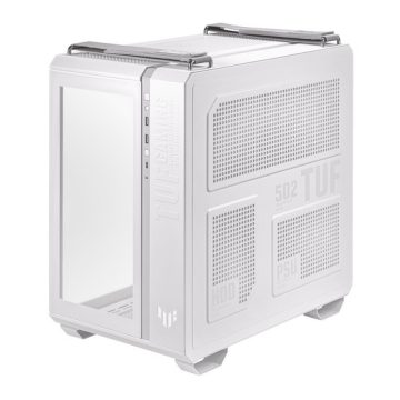   Asus TUF GAMING GT502 PLUS TG ARGB WHITE - midi számítógépház - Fehér