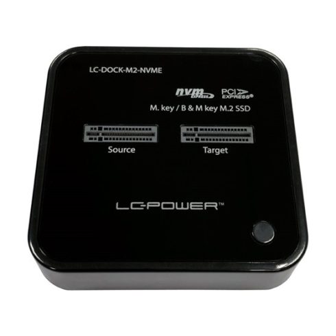 LC Power LC-DOCK-M2-NVME SSD dokkoló állomás