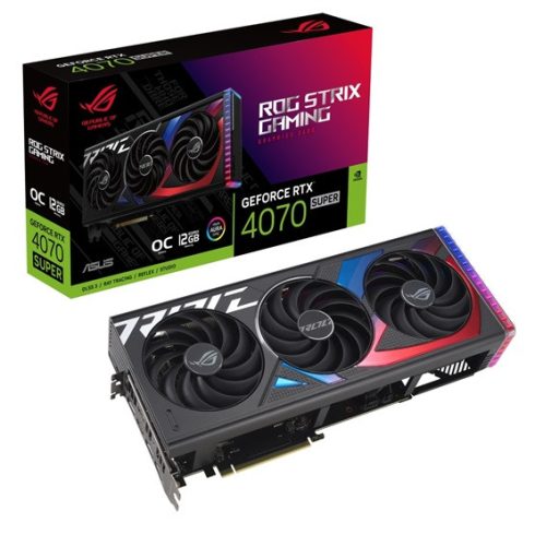 ASUS NVIDIA RTX 4070 SUPER 12GB GDDR6 OC - ROG-STRIX-RTX4070S-O12G-GAMING