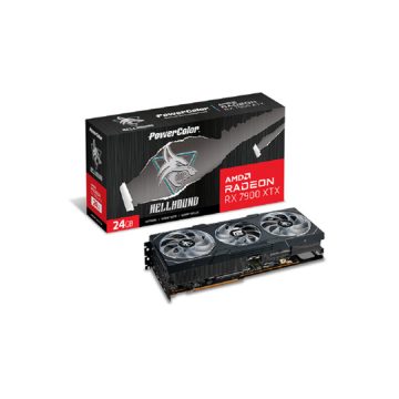   PowerColor AMD RX 7900 XTX Hellhound 24GB GDDR6 - RX7900XTX 24G-L/OC