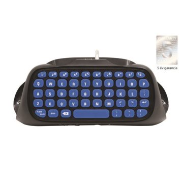   Snakebyte PS4 KeyPad - billentyűzet PlayStation 4 kontrollerekhez - fekete/kék